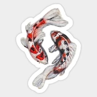 Koi Fish Sticker